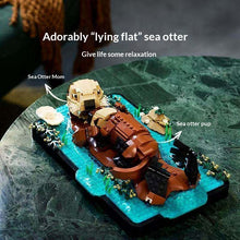 1234pcs Floating Sea Otters