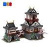 (Gobricks version) 2840pcs MOC Japanese Samurai Castle