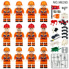 M8280 Firefighting and Disaster Relief Team Minifigures