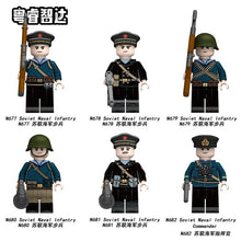 N677-682 World War II Soviet Navy Minifigures