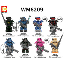WM6209 Game Radiation T-45 Power Armor Minifigures