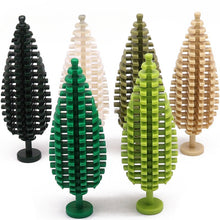 3778 Street View Urban Green Forest Pine Cypress Spruce 5pcs