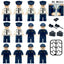 M8263 Russian officers and soldiers Minifigures