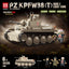 730 pcs QUANGUAN 100285 PZ KPFW38(T) Ausf.F Light Tank