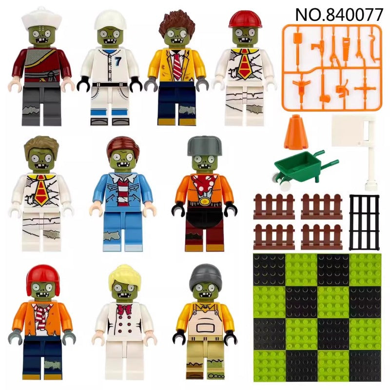 840077 Plants vs. Zombies series minifigures – Joy Bricks