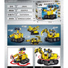 828pcs XJD JD043 WALL-E Robot 4in1 Dynamic Version