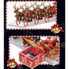 2073 PCS Mouldking 10154 Santa Claus Sleigh (Dynamic version)