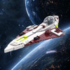 (Gobricks version) 254pcs MOC khatmorg's Obi-Wan's Delta-7 Aethersprite-Class Interceptor