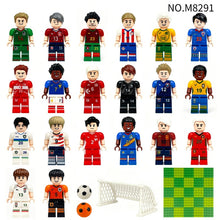 M8291 M8292 Football minifigures