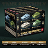 879pcs QUANGUAN 100294 British-American tank series：LVT(A)1 AMPHIBIOUS TANK,"STUART" LIGHT TANK,SHERMAN "FIREFLY" MEDIUM TANK,"VALENTINE" MK I LIGHT TANK