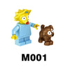 M1001 M1002 Minifigures The Simpsons