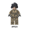 AP522-523 Air Force pilots German and American troops Minifigures