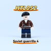 HTL049-052 World War II Soviet partisans Minifigures
