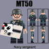 MT48-MT51 World War II Maritime War German Character Minifigures