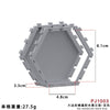 PJ1001-1008 hexagonal honeycomb building block display stand Minifigures