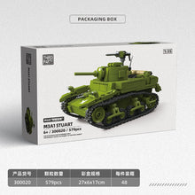 579pcs QUANGUAN 300020 M3A1 STUART 1:35