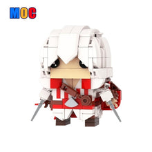 (Gobricks version) 273pcs MOC-215609 Ezio Auditore da Firenze Brickheadz- Assassin's Creed II