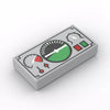 PARTS 3069 1x2 Smooth Printed Dashboard with Speedometer 5PCS