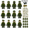 M1818 M8086 M8189 Russian field unit minifigures