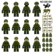 M1818 M8086 M8189 Russian field unit minifigures
