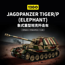 1750 pcs 12GO Elephant Heavy Tank Destroyer 1:28