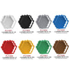 PJ1001-1008 hexagonal honeycomb building block display stand Minifigures