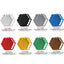 PJ1001-1008 hexagonal honeycomb building block display stand Minifigures