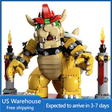 (Ship from US warehouse) 2807 PCS 87031 Super Mario The Mighty Bowser Compatible 71411