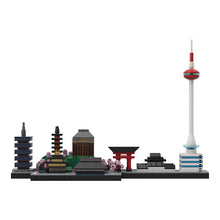 (Gobricks version) 492pcs MOC-202184 Kyoto Skyline