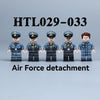 HTL029-033 WW2 German Air Force Squad Minifigures