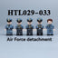 HTL029-033 WW2 German Air Force Squad Minifigures