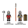 YL009 YL010 medieval knight Two handed Axe Knight Burgundian Pavise Pikemen Minifigures
