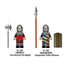 YL009 YL010 medieval knight Two handed Axe Knight Burgundian Pavise Pikemen Minifigures