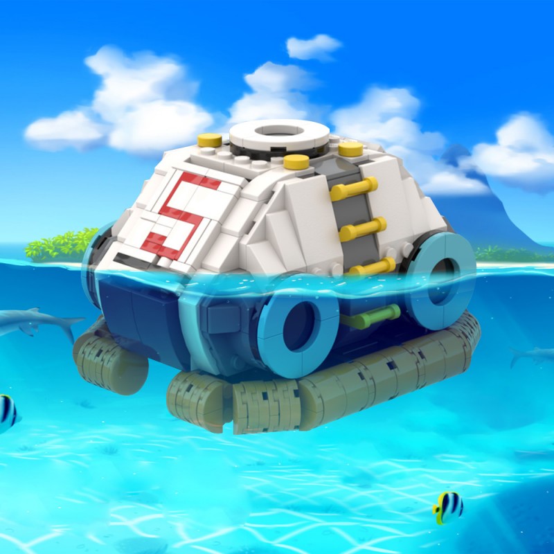 (Gobricks version) 537pcs MOC-205196 Lifepod 5 (Subnautica) – Joy Bricks