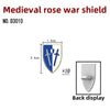 D3006-3011 Medieval Rose Wars Man's Shield