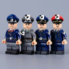 MTUV071-074 World War II historical military minifigures, firefighters, railway engineers
