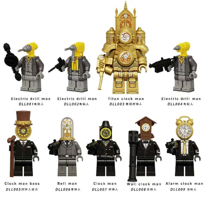 DLL001-009 Skibidi Toilet series Minifigures – Joy Bricks