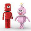 636PCS MOC yo gabba gabba(Brobee,Plex,Toodee,Foofa,Muno)