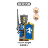 V1007 medieval castle gothic knight military soldier minifigures (new, updating)
