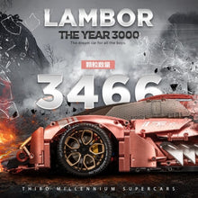 3466pcs  Lamborghini Terzo Millennio 1:8