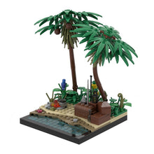 (Gobricks version) 208pcs MOC-213251 A tropical island beach