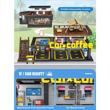 2496pcs XJD JD113 Coffee Car Club