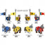 G0149 G0155 Medieval Black Hawk Knight Warhorse Minifigures(new, updating)