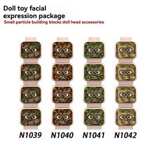 N1039-1042 German Slice Oak Swamp Camouflage Mask Minion Emoji Minifigures