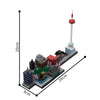 (Gobricks version) 492pcs MOC-202184 Kyoto Skyline