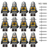 Medieval Ancient Rome Series Knight Military Castle Minifigures