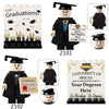 Z101-102 Graduation Season Bachelor's Uniform Graduate Minifigures