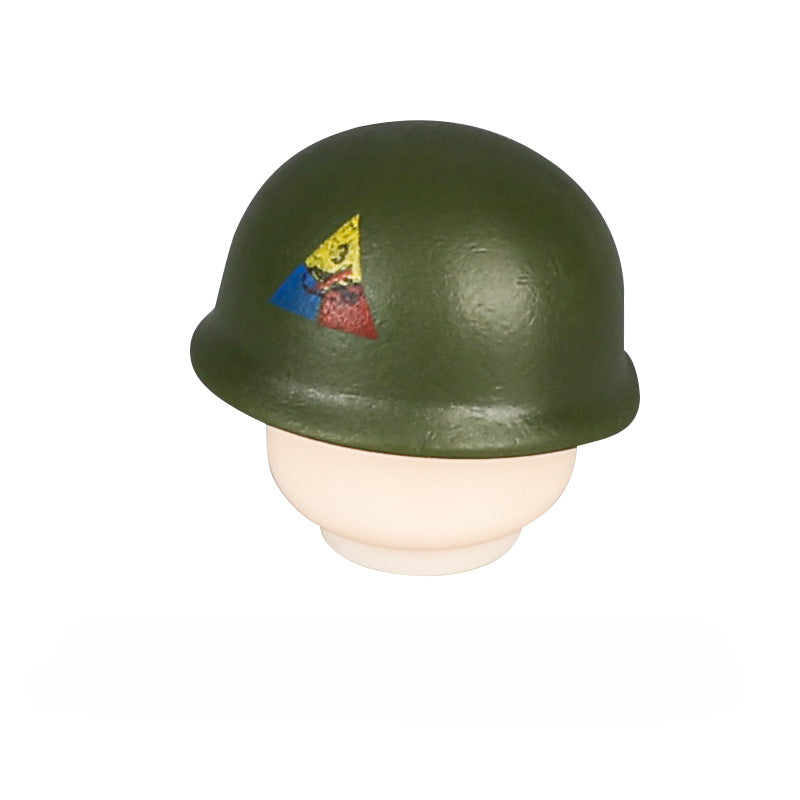 captain icon h on us soldier ww2 helmet WWII US Army Officer Soldier Minifigure Helmet Weapon 5PCS – Joy Bricks