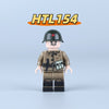HTL152-156 World War II Soviet Winter Coat Soldiers Minifigures
