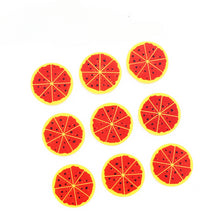 10pcs 14769 Tile Round 2 x 2 with Bottom Stud Holder Printing food pizza